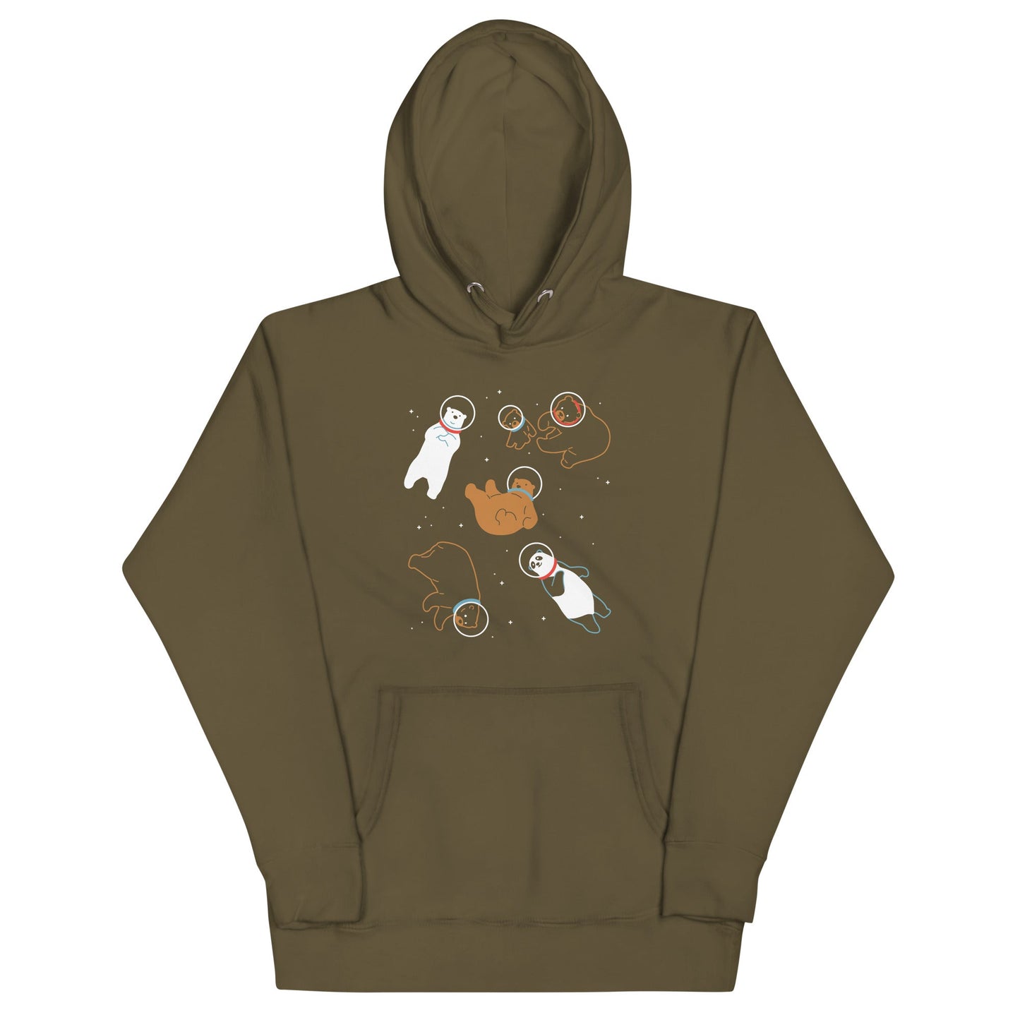 Bears In Space Unisex Hoodie