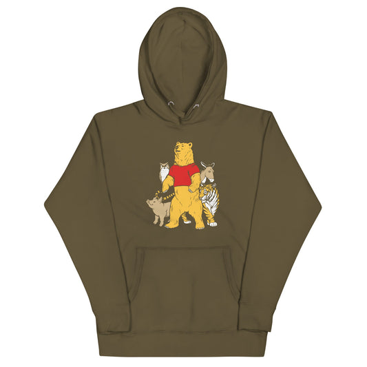 Bear And Friends Unisex Hoodie