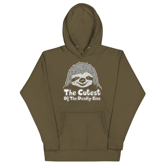 Sloth, The Cutest Of The Deadly Sins Unisex Hoodie