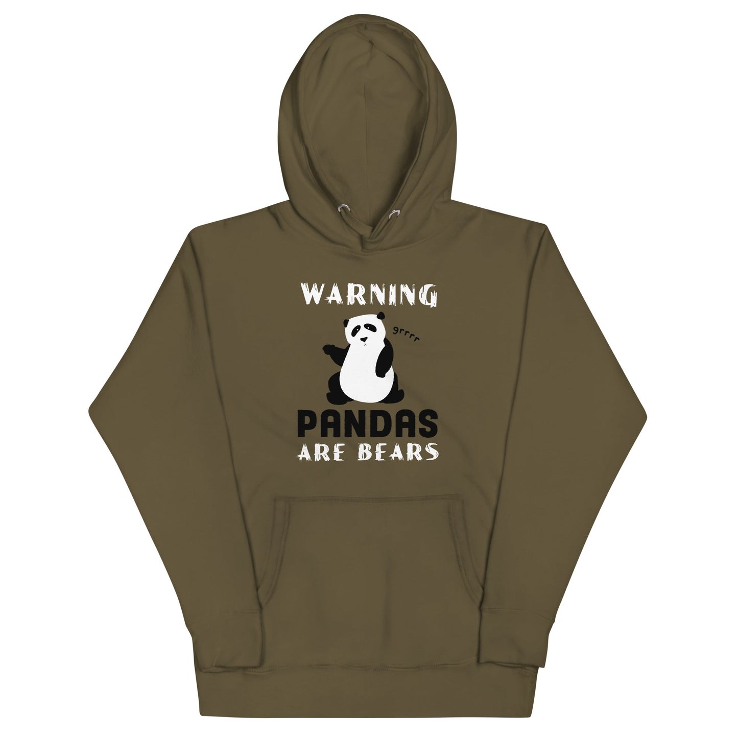 Warning, Pandas Are Bears Unisex Hoodie