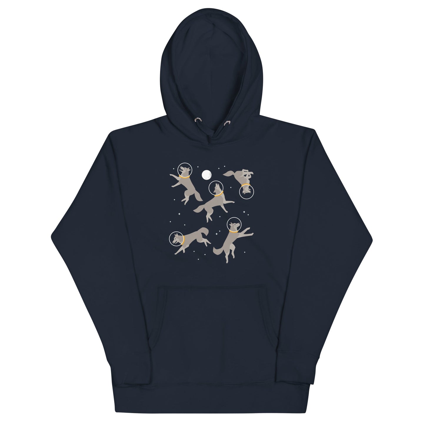 Wolves In Space Unisex Hoodie