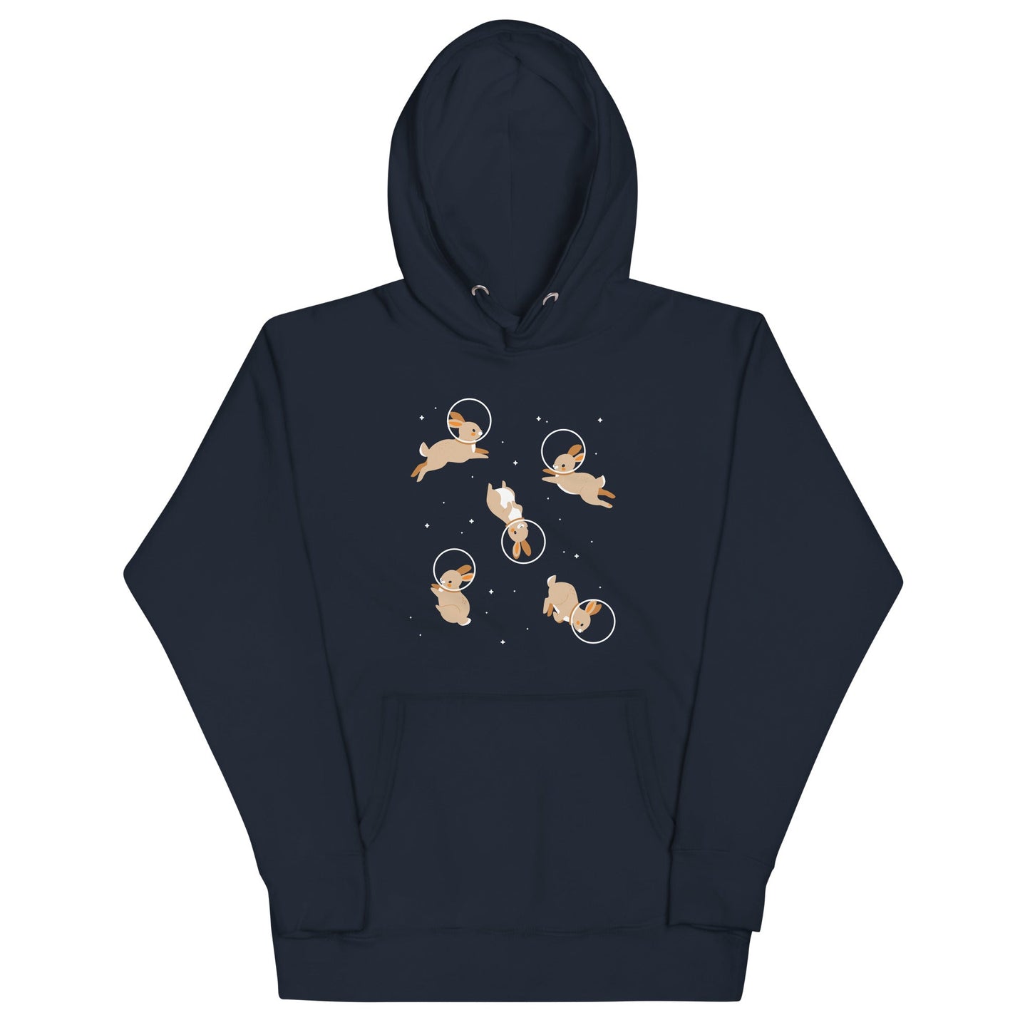 Bunnies In Space Unisex Hoodie