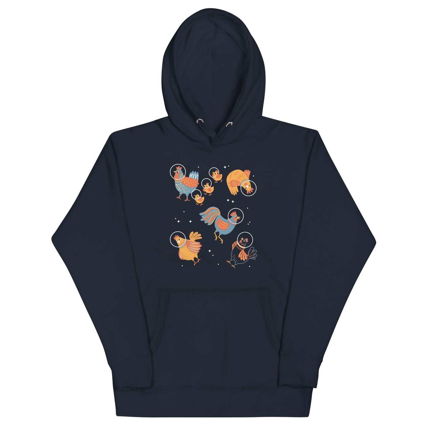 Chickens In Space Unisex Hoodie