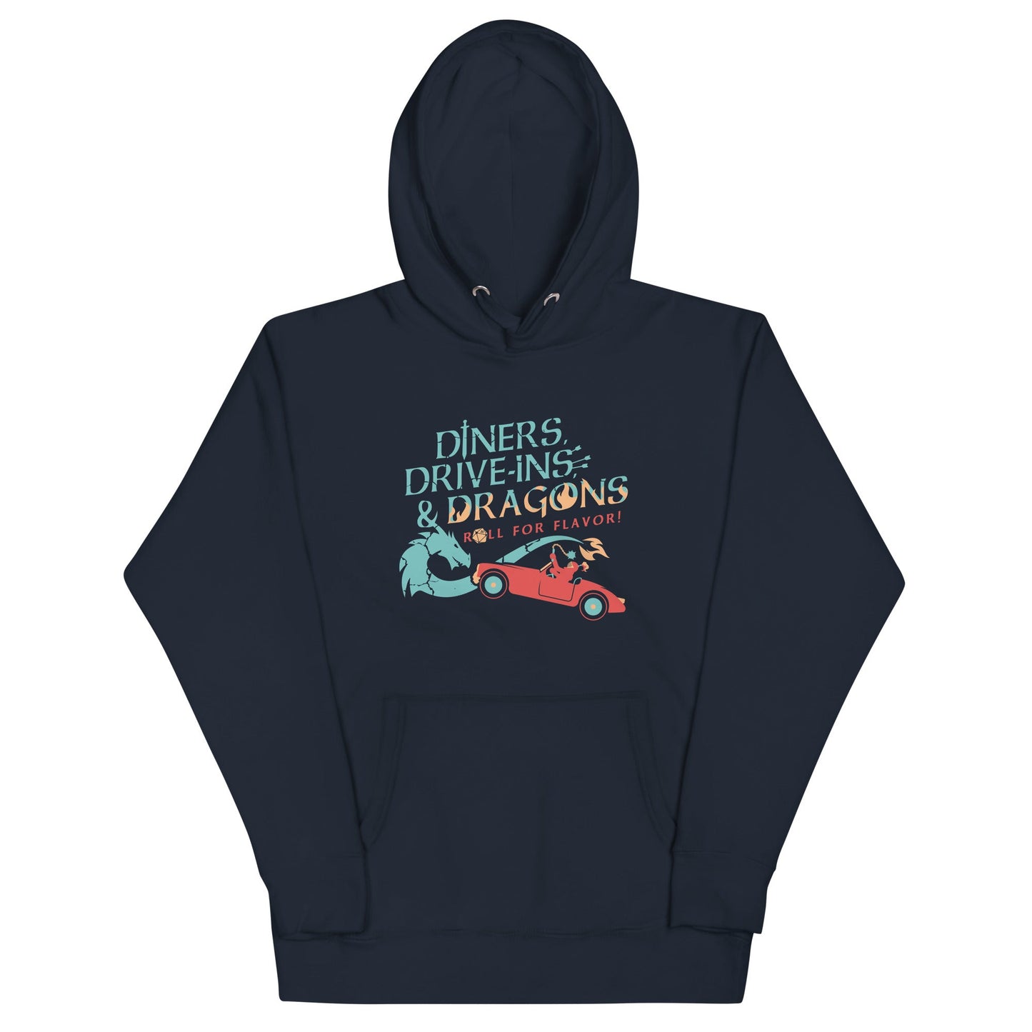 Diners, Drive-ins, & Dragons Unisex Hoodie