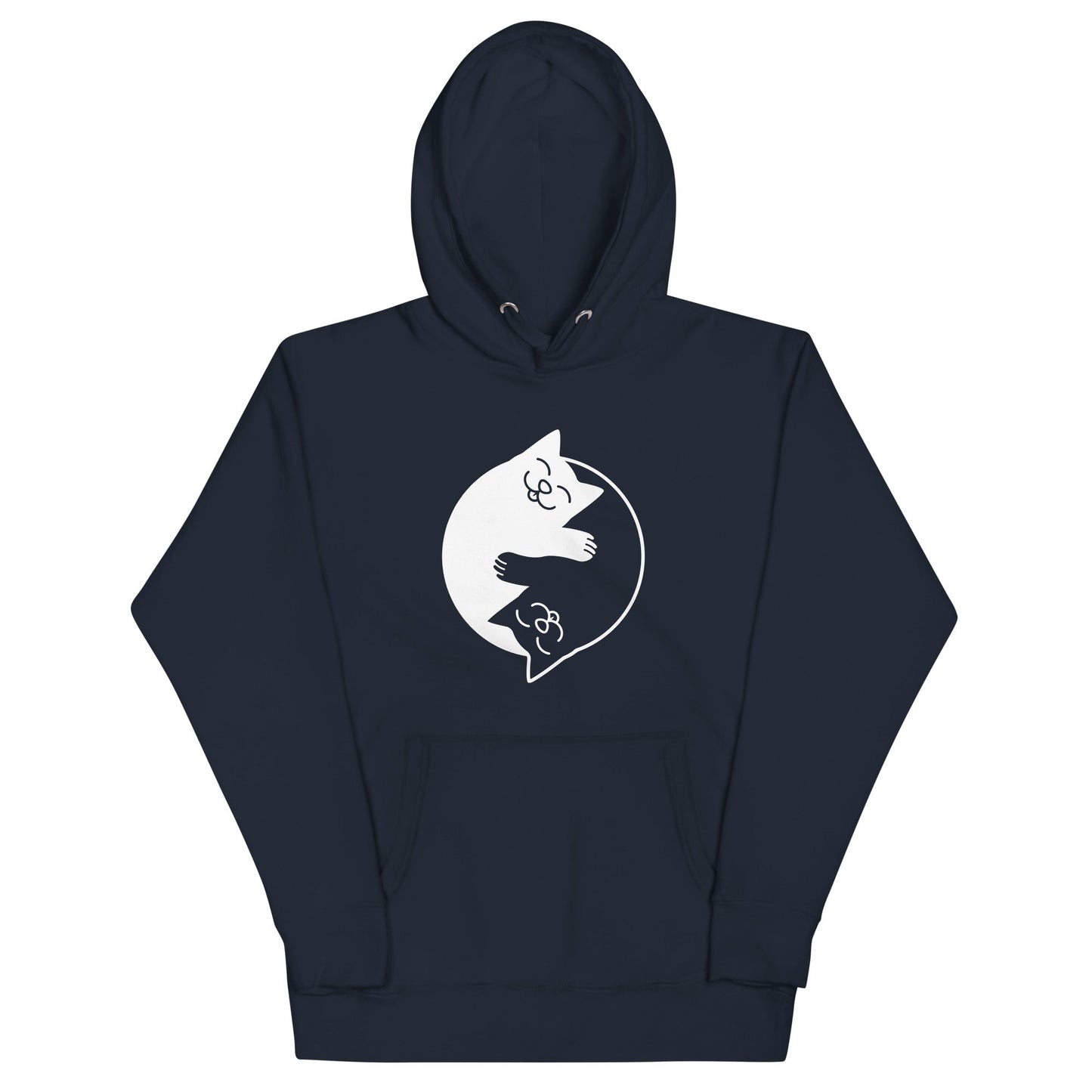 Yin Yang Cats Unisex Hoodie