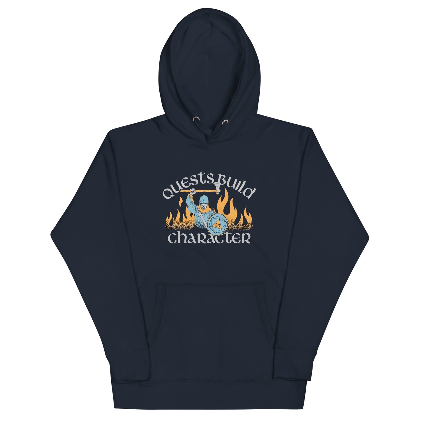 Quests Build Character Unisex Hoodie