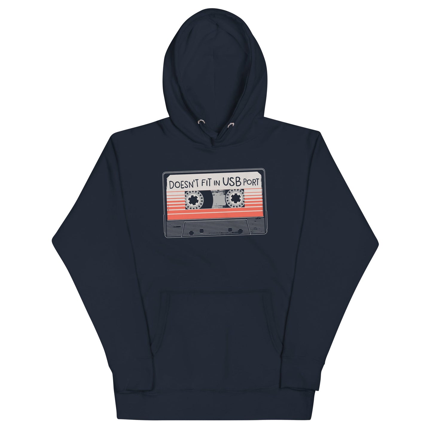 Doesn't Fit In USB Port Unisex Hoodie
