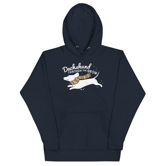 Dachshund Through The Snow Unisex Hoodie