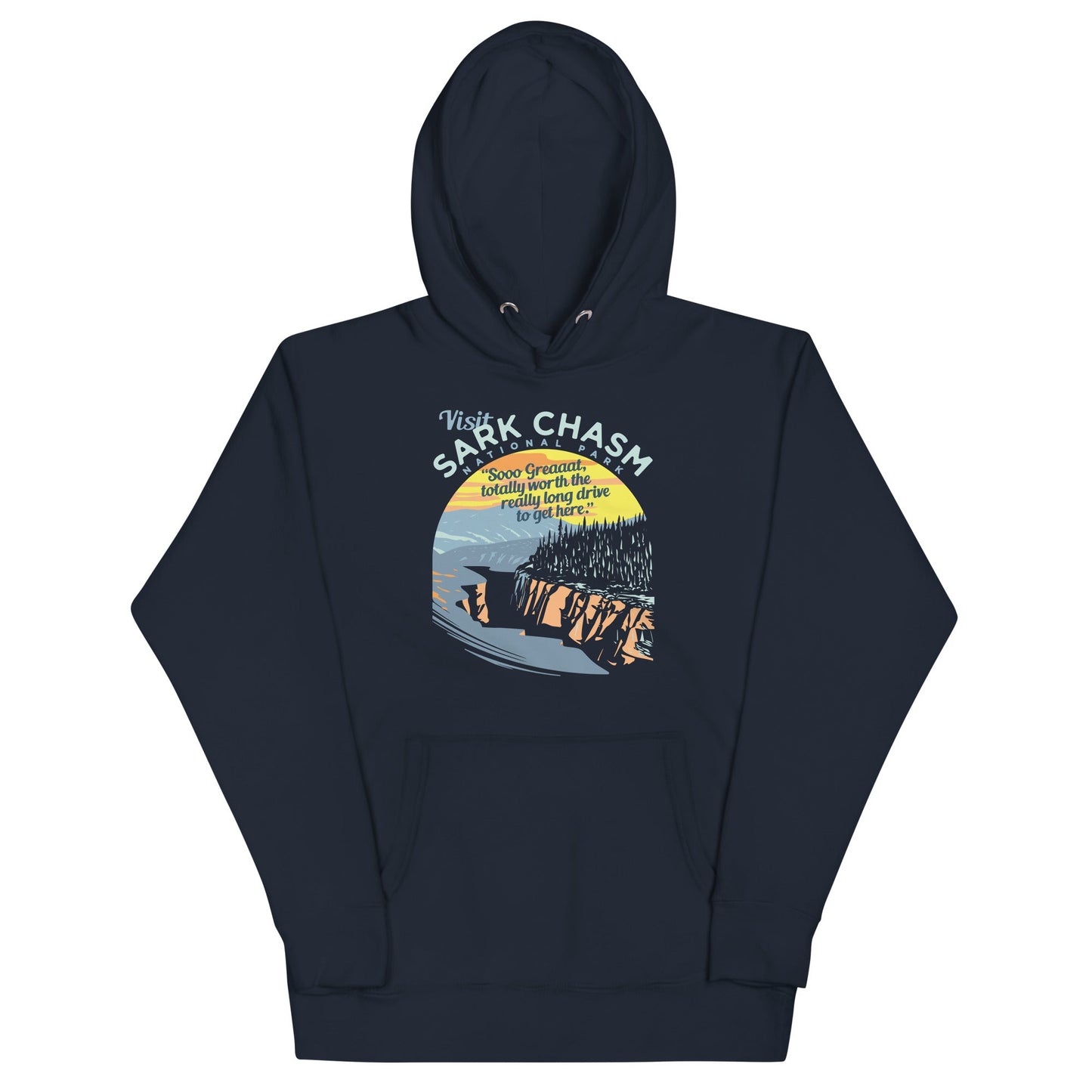 Visit Sark Chasm Unisex Hoodie