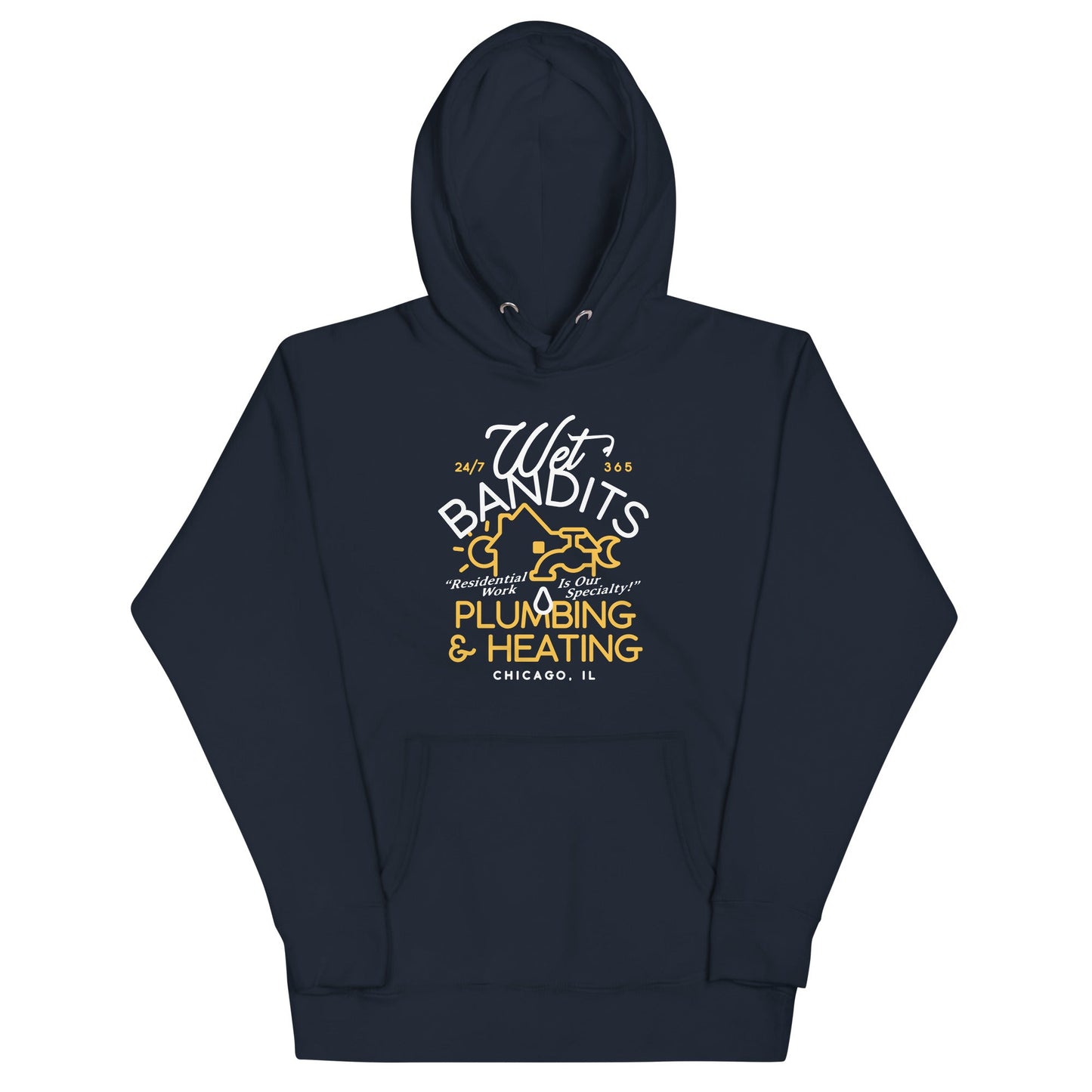 Wet Bandits Plumbing & Heating Unisex Hoodie
