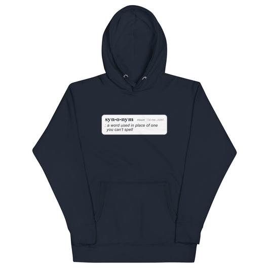 Synonym Definition Unisex Hoodie