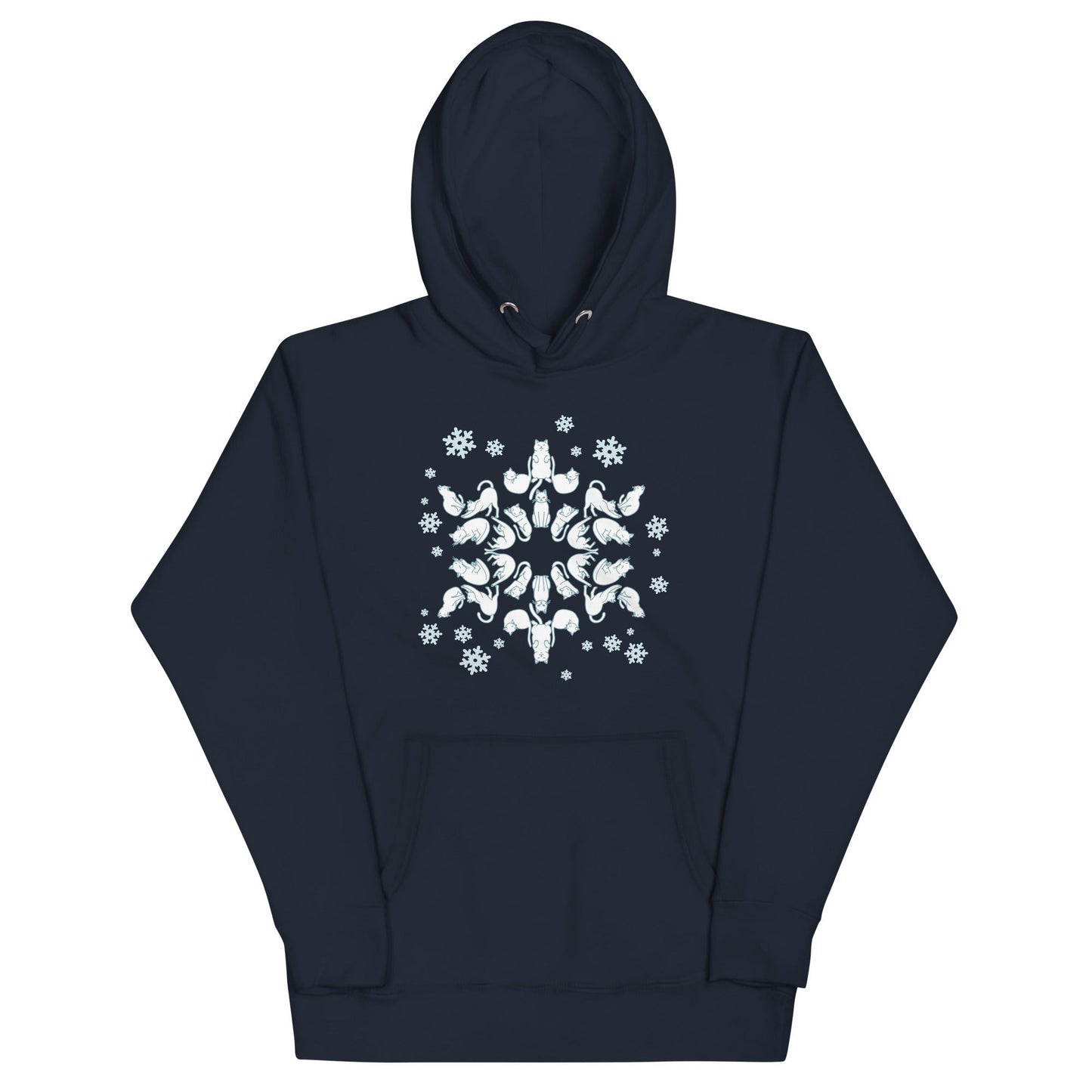 Cat Snowflake Unisex Hoodie