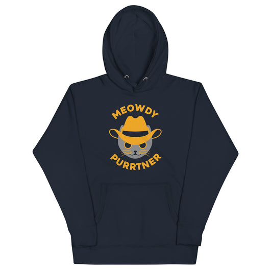 Meowdy Purrtner Unisex Hoodie