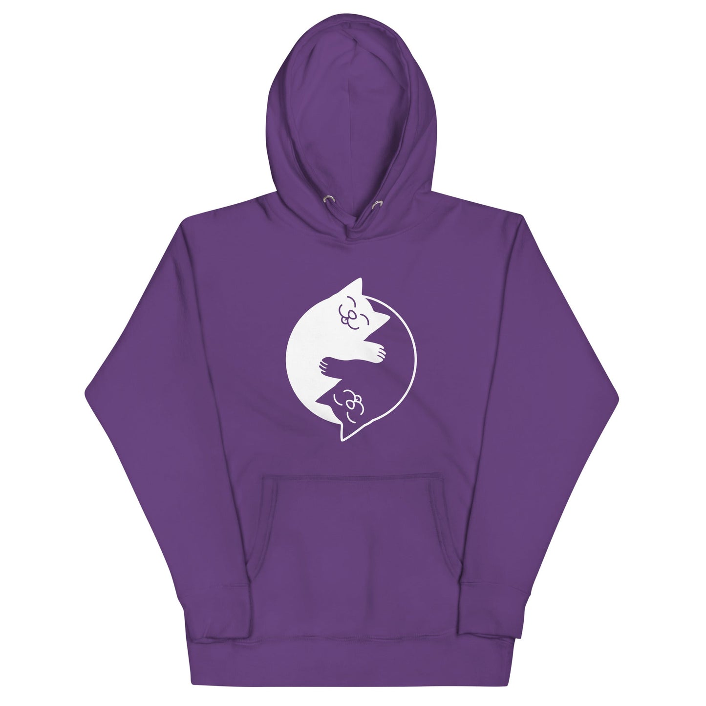 Yin Yang Cats Unisex Hoodie