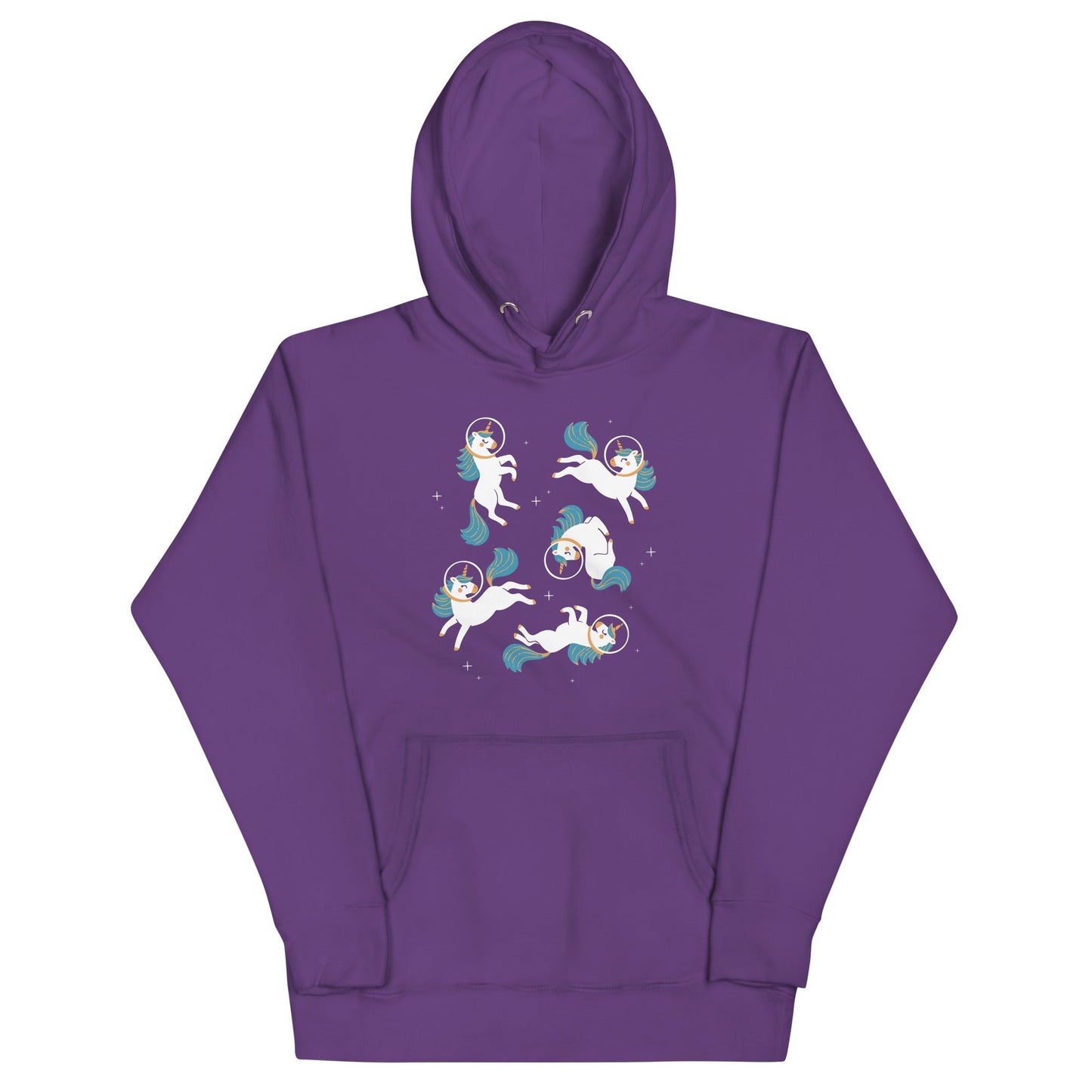 Unicorns In Space Unisex Hoodie
