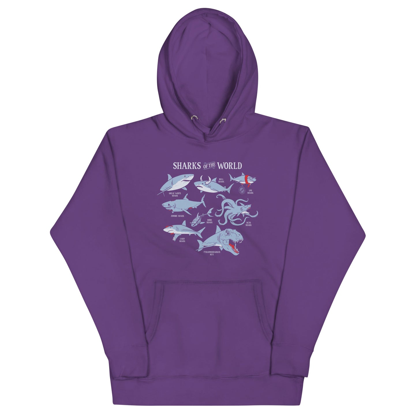 Sharks Of The World Unisex Hoodie