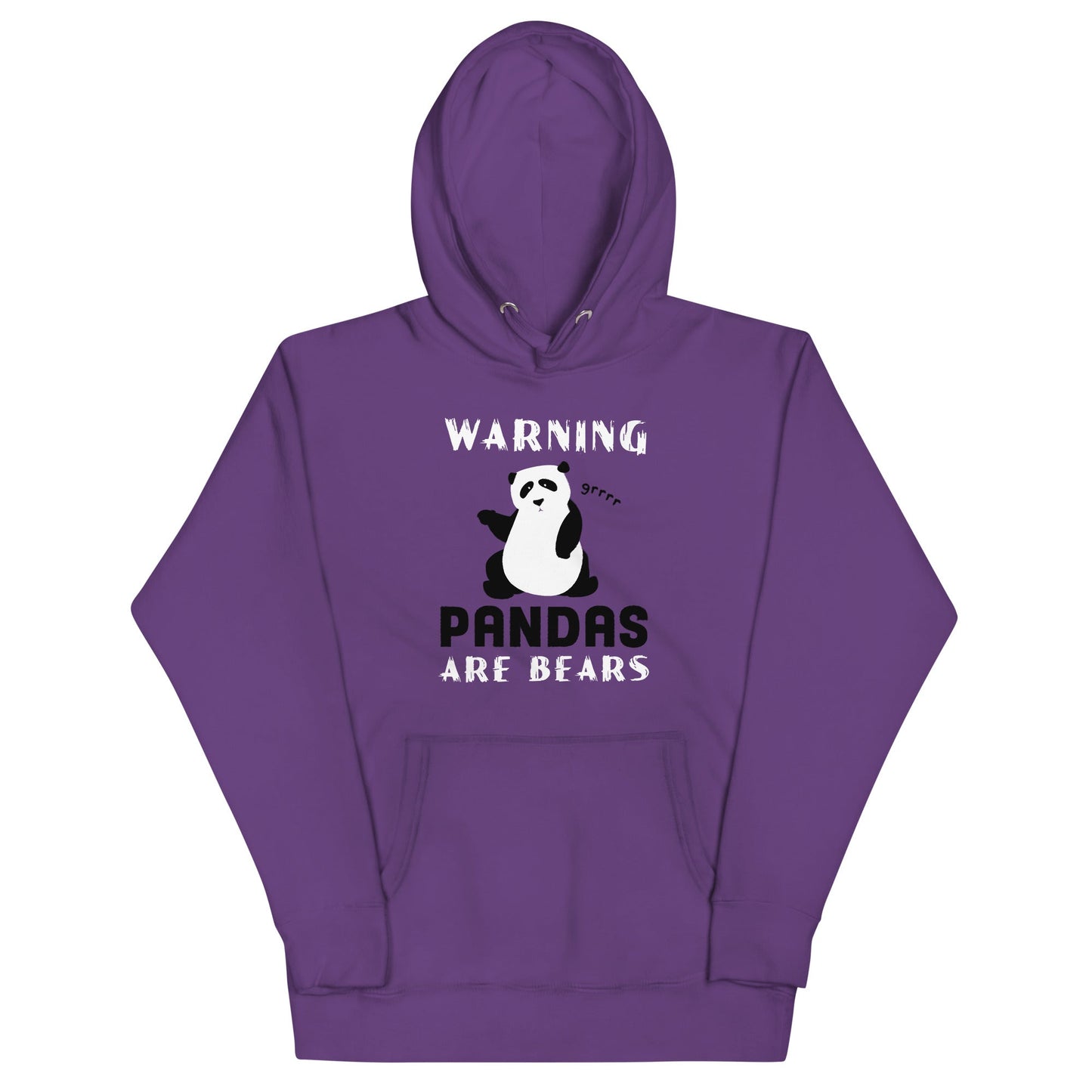 Warning, Pandas Are Bears Unisex Hoodie