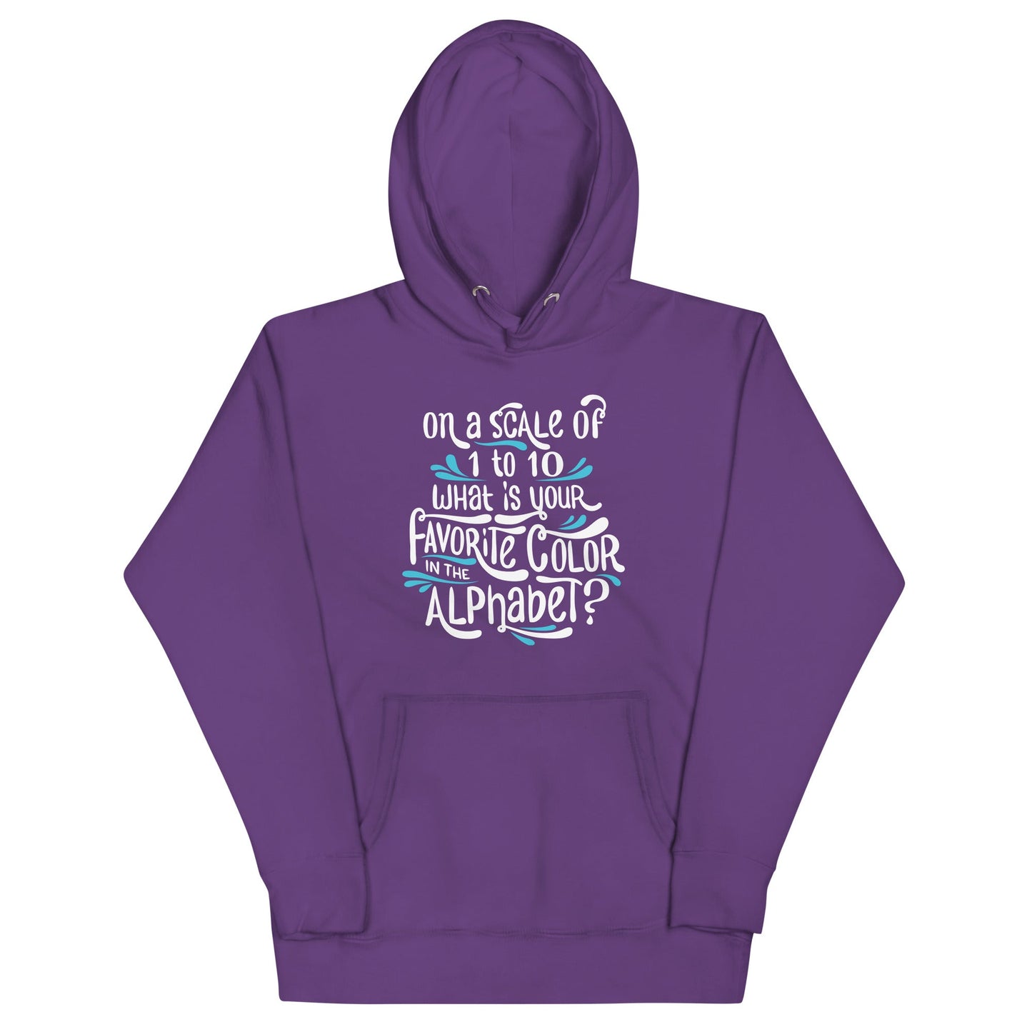 Favorite Color In The Alphabet Unisex Hoodie