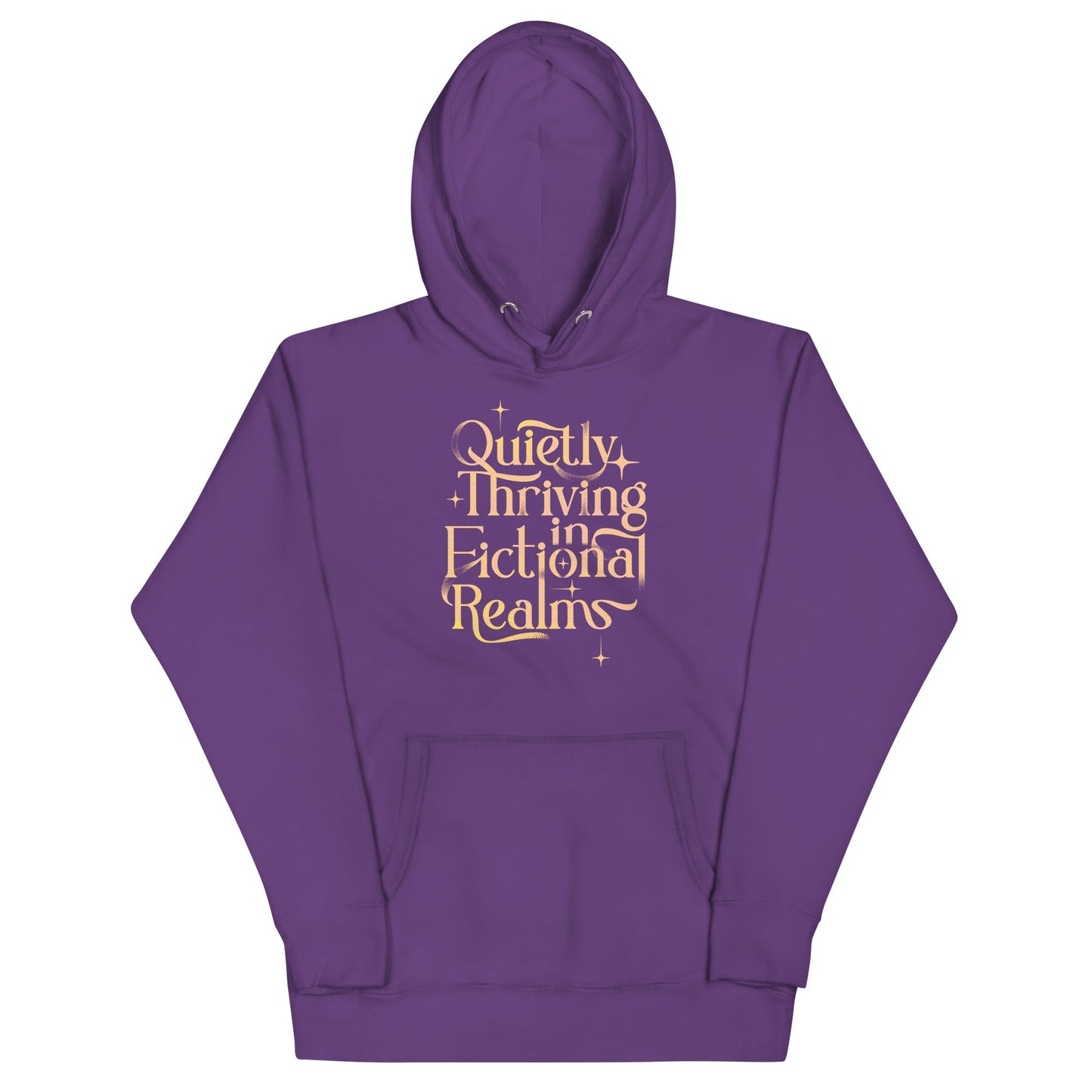 Quietly Thriving In Fictional Realms Unisex Hoodie