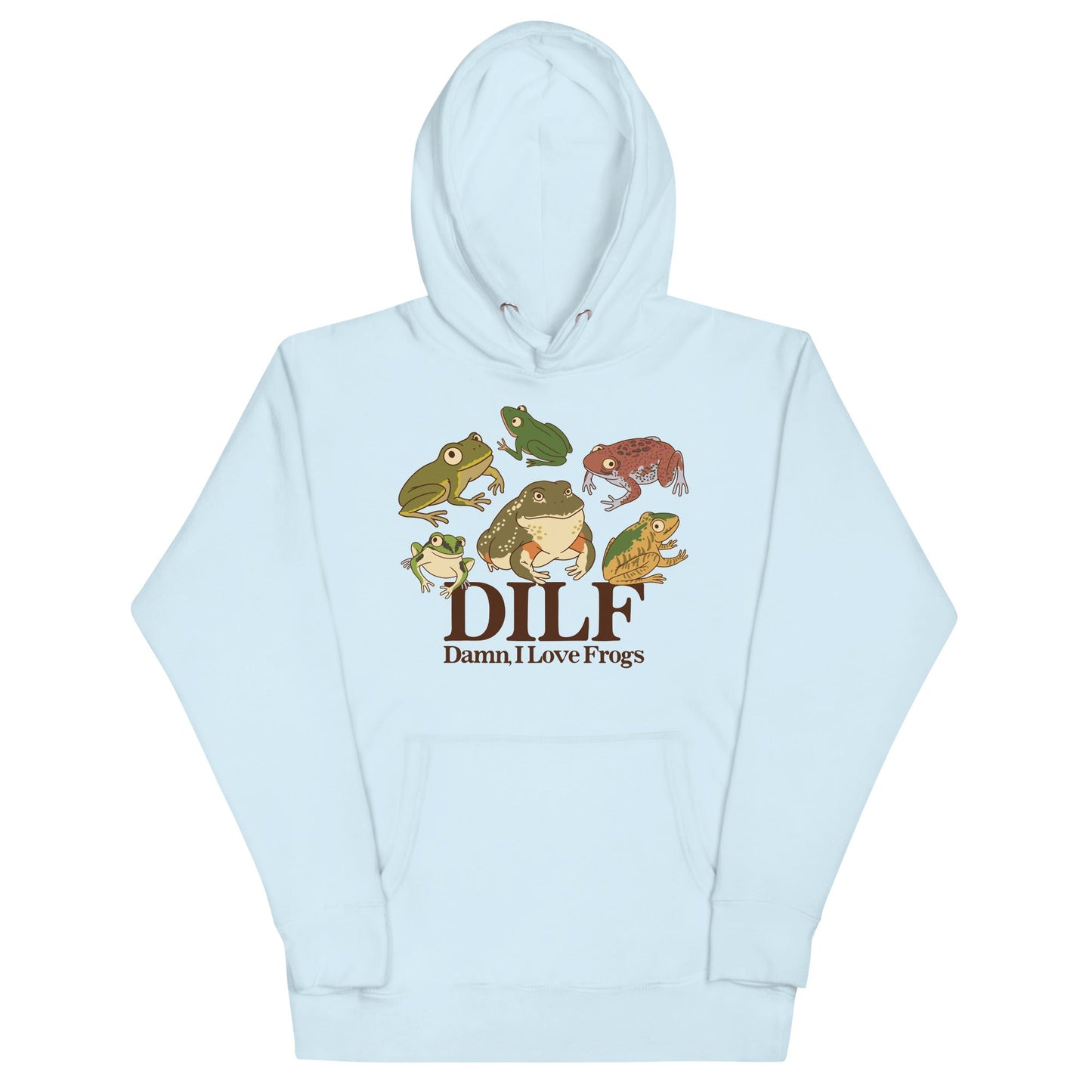 DILF (Damn, I Love Frogs) Unisex Hoodie