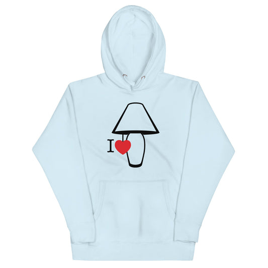 I Love Lamp Unisex Hoodie