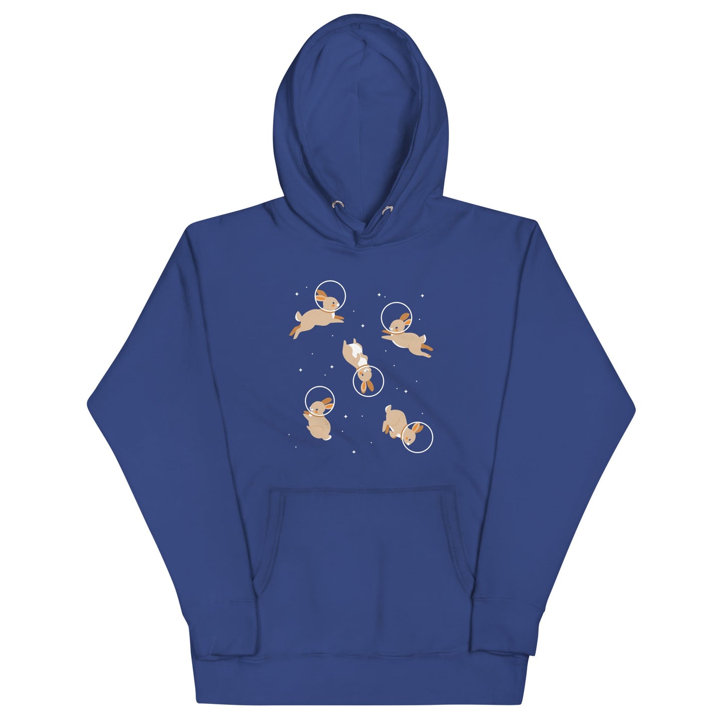 Bunnies In Space Unisex Hoodie