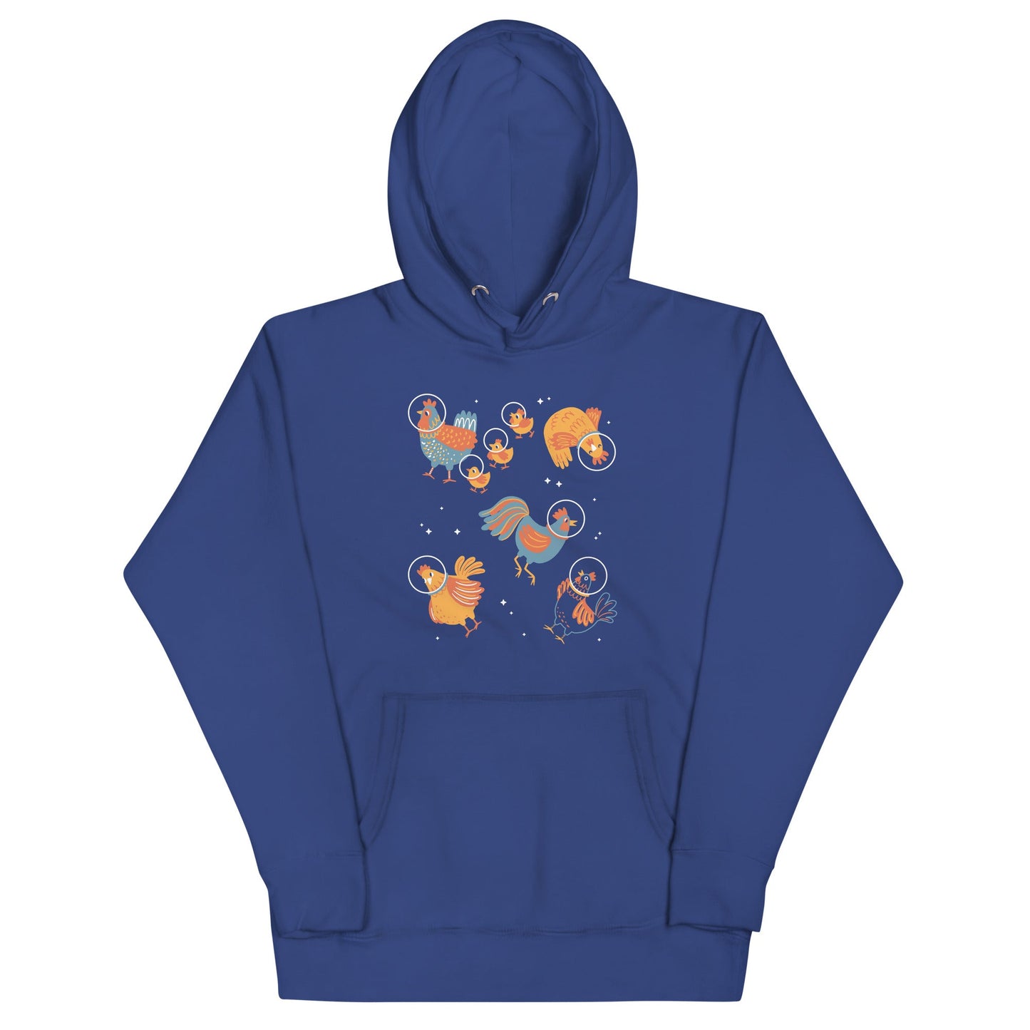 Chickens In Space Unisex Hoodie