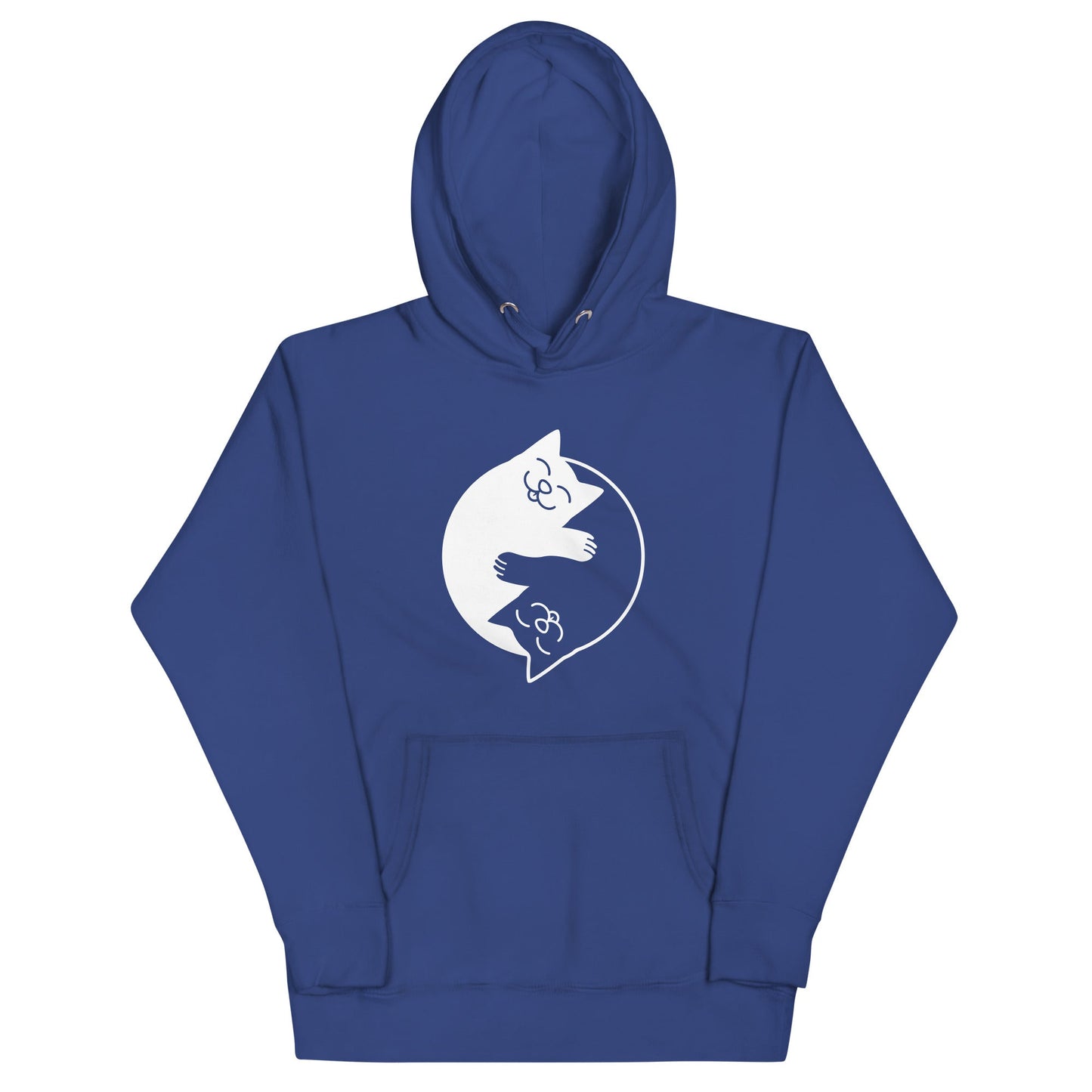 Yin Yang Cats Unisex Hoodie