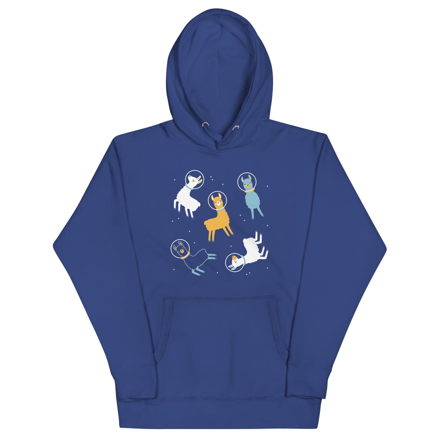 Llamas In Space Unisex Hoodie