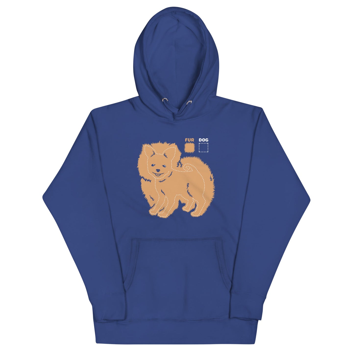 Dog vs Fur Pomeranian Unisex Hoodie