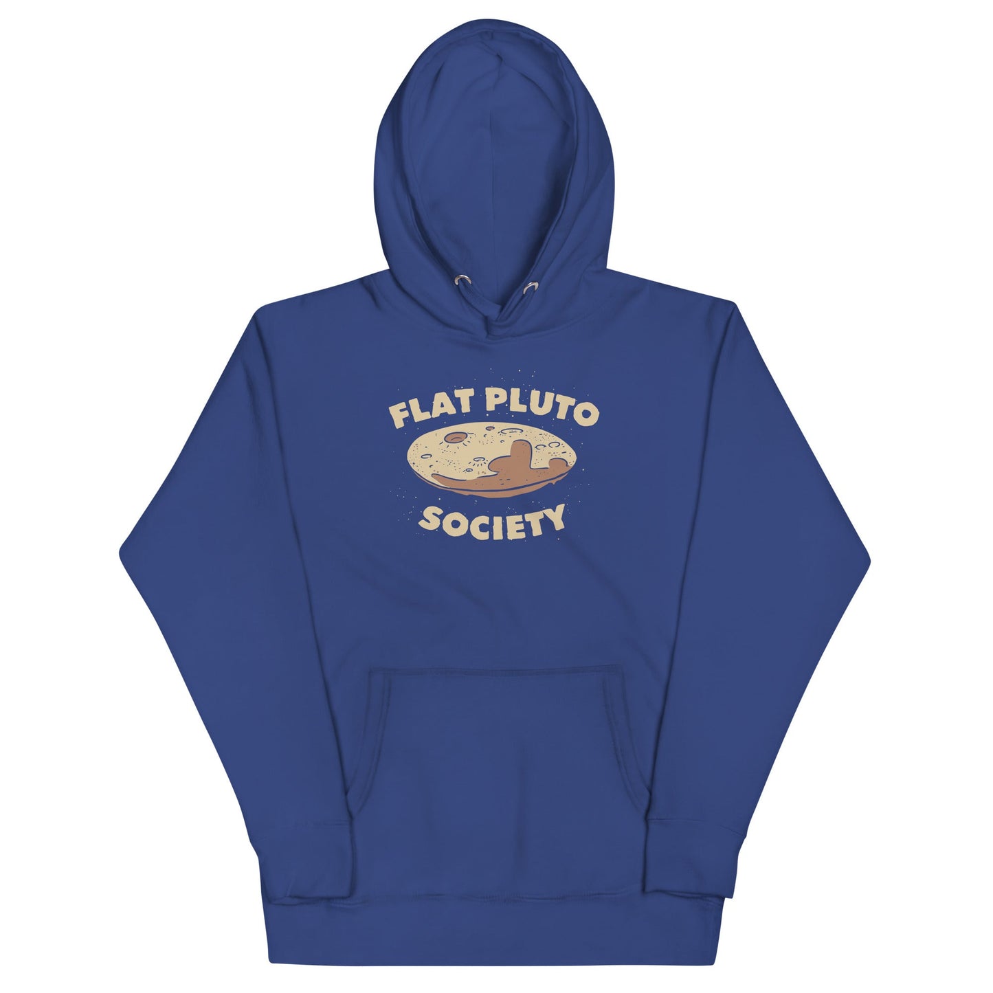 Flat Pluto Society Unisex Hoodie