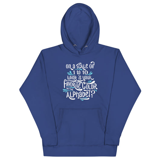 Favorite Color In The Alphabet Unisex Hoodie