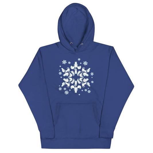 Cat Snowflake Unisex Hoodie