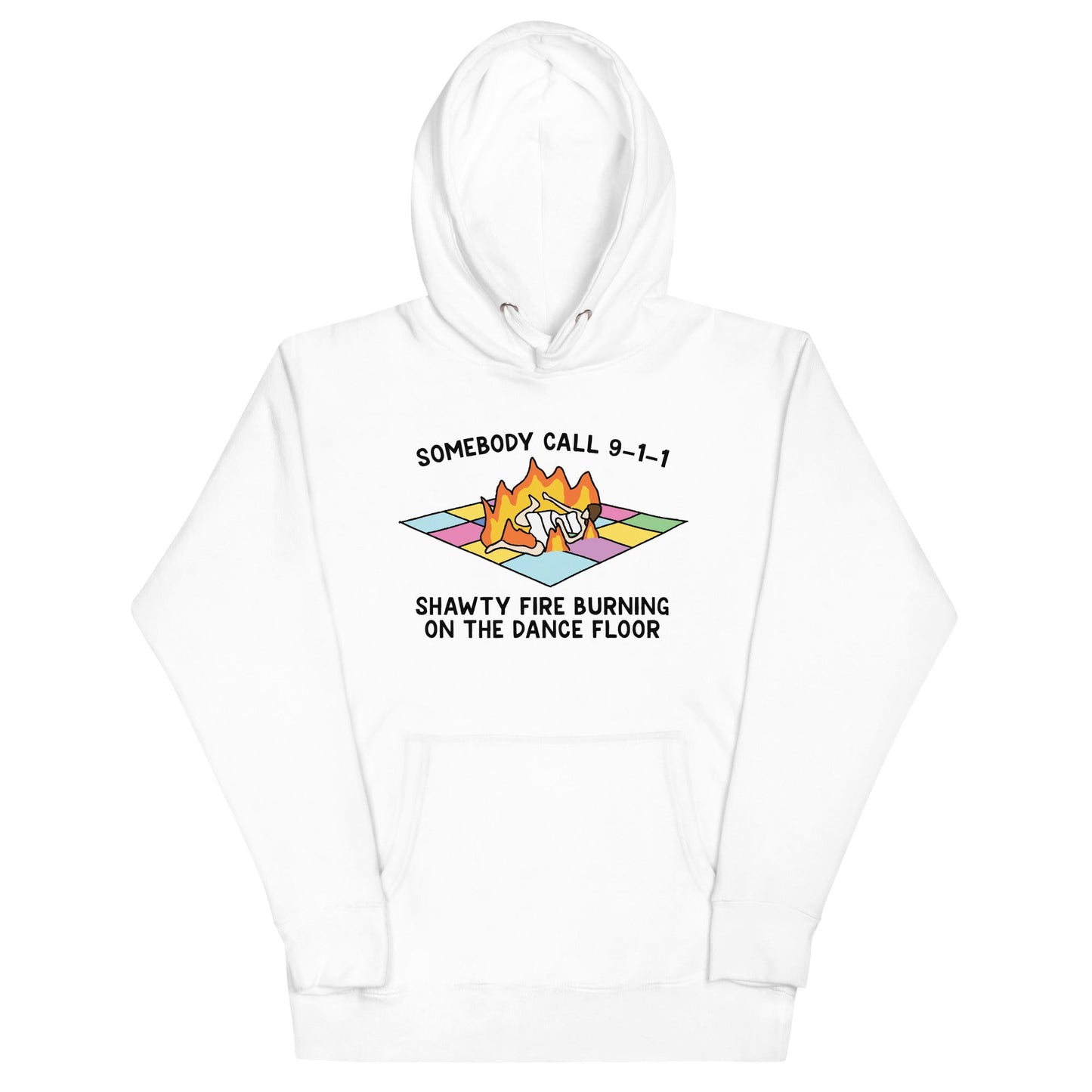 Shawty Fire Burning on the Dance Floor Unisex Hoodie