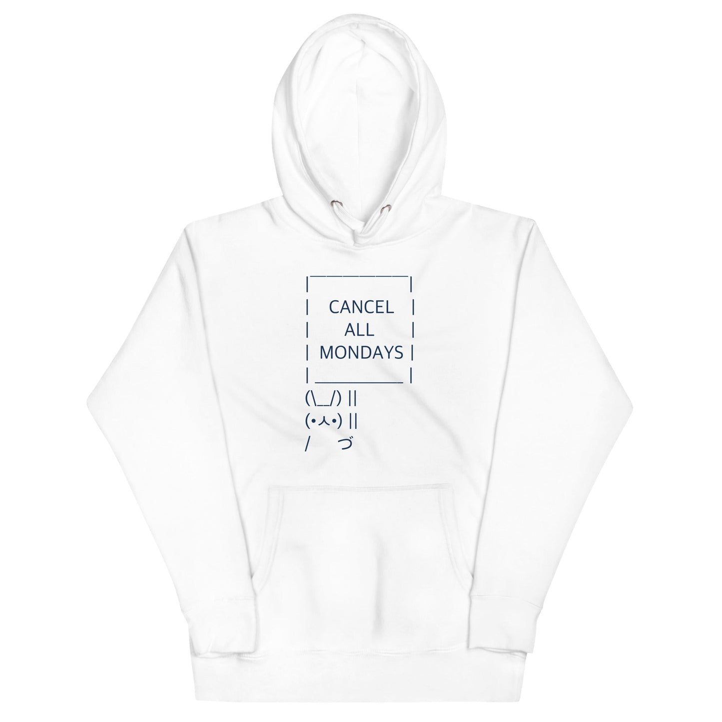 Cancel All Mondays Bunny Unisex Hoodie