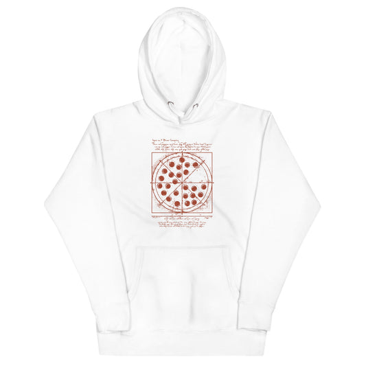 Vitruvian Pizza Unisex Hoodie