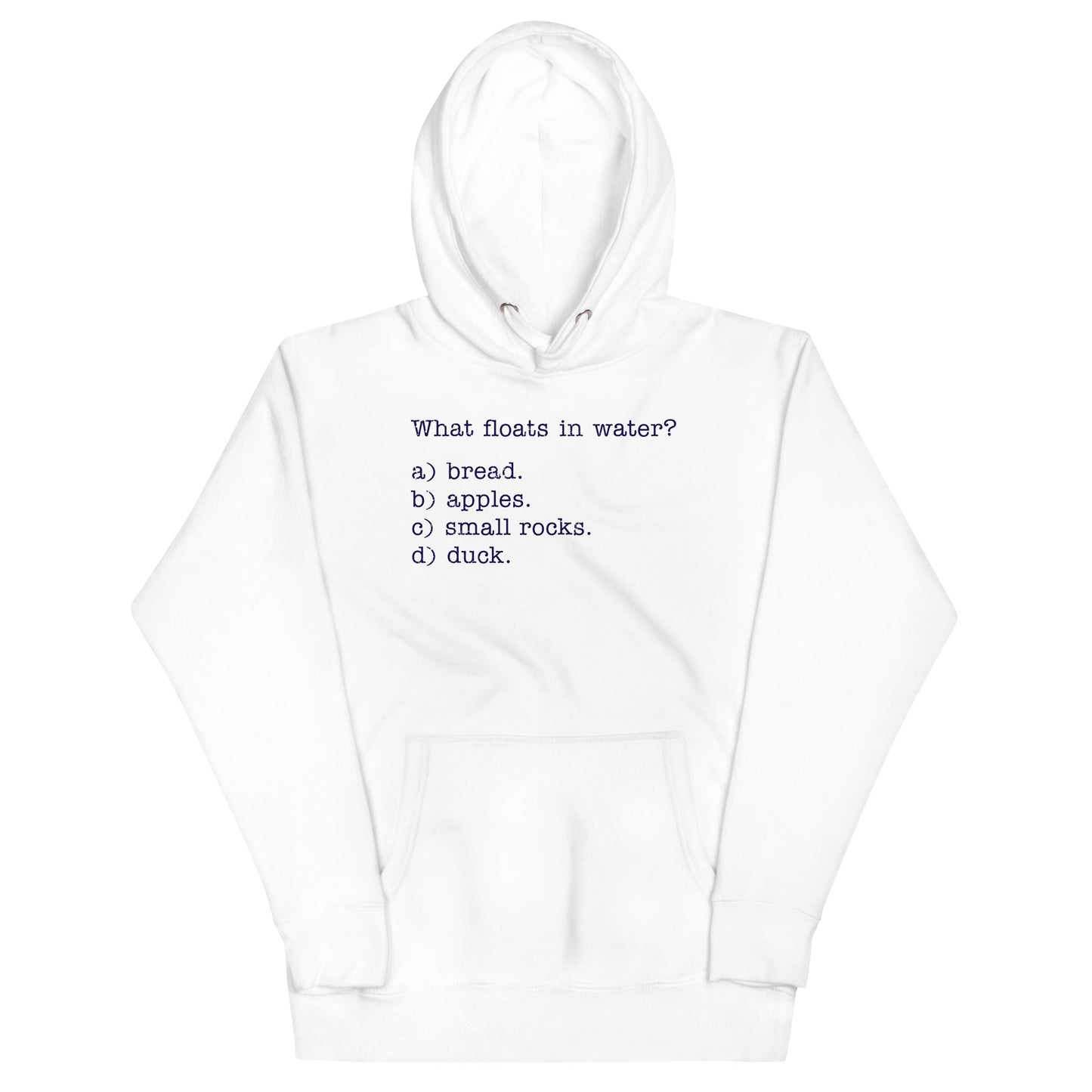 What Floats In Water? Unisex Hoodie