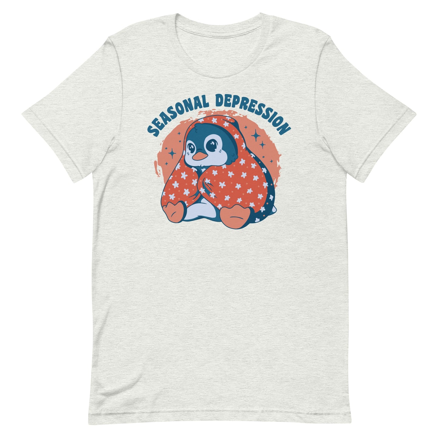 Seasonal Depression Penguin Unisex t-shirt
