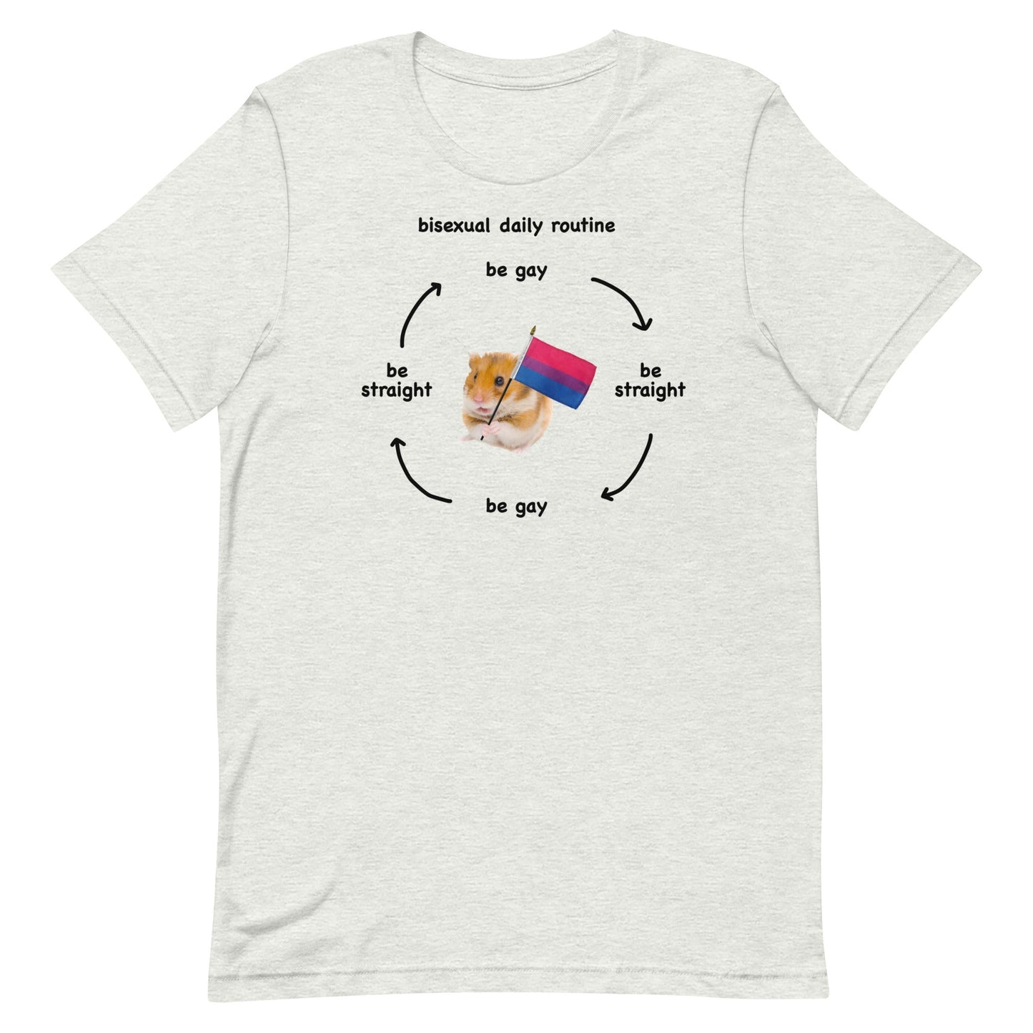 Bisexual Daily Routine Unisex t-shirt