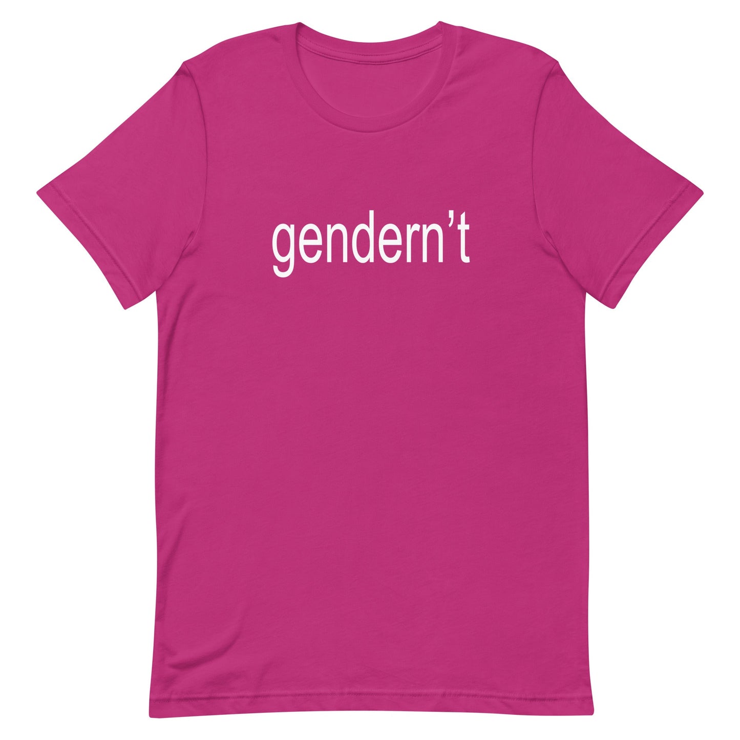 Gendern't Unisex t-shirt