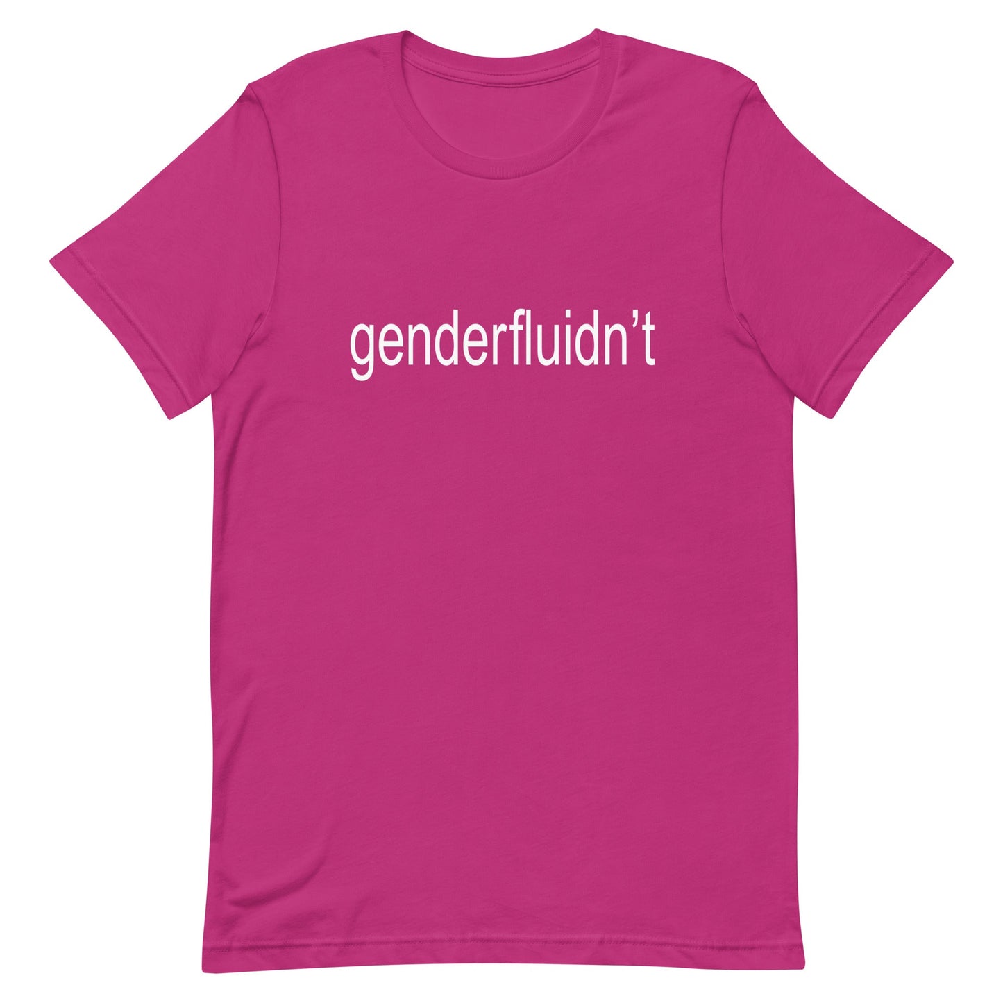 Genderfluidn't Unisex t-shirt