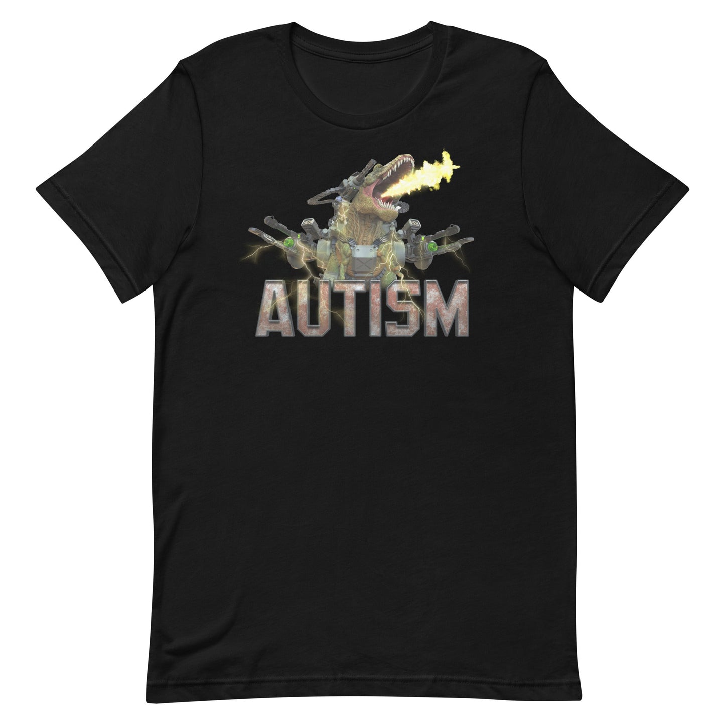 Autism Dinosaur Mech Unisex t-shirt