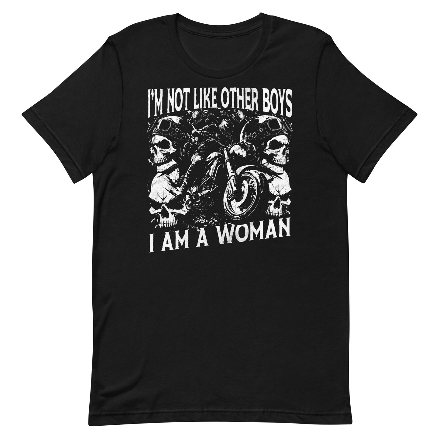 I Am Not Like Other Boys I Am A Woman (Heavy Metal) Unisex t-shirt