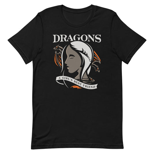 Dragons Are A Girl's Best Friend Men's Signature Tee