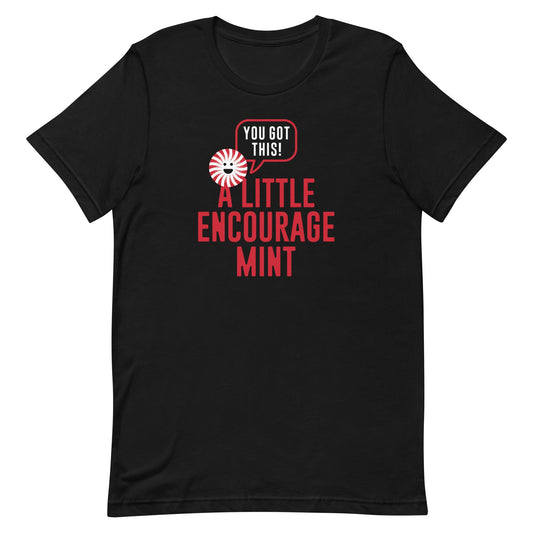A Little Encourage Mint Men's Signature Tee