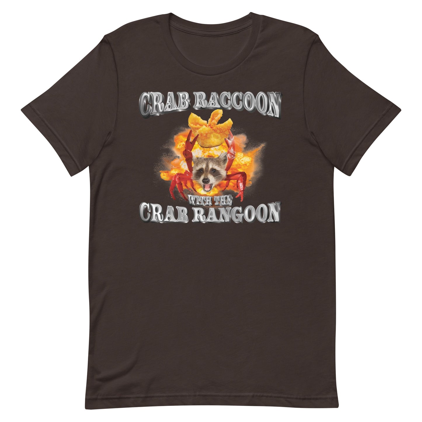 Crab Raccoon With the Crab Rangoon Unisex t-shirt