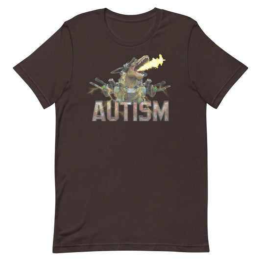 Autism Dinosaur Mech Unisex t-shirt