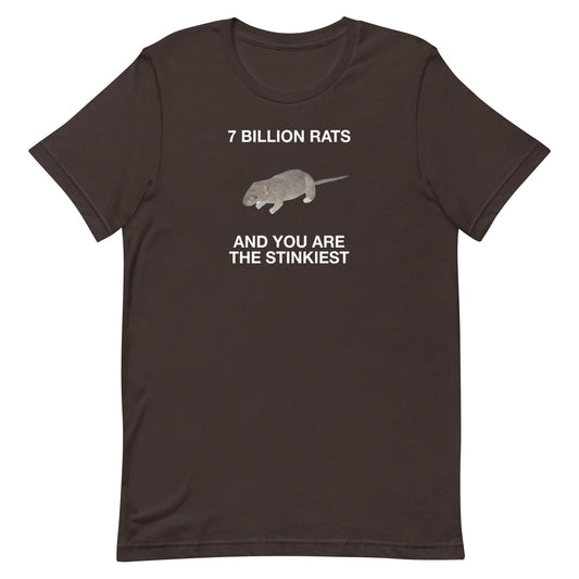 7 Billion Rats Unisex t-shirt