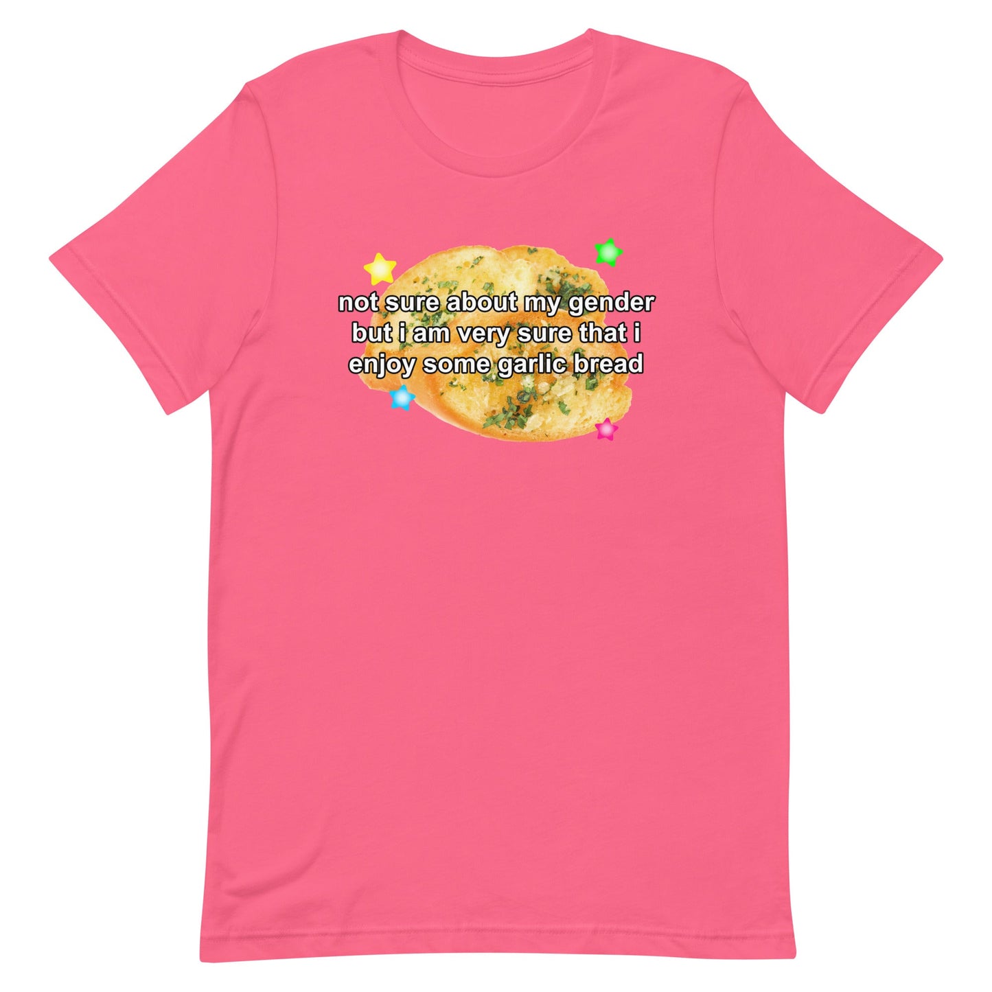 Not Sure About My Gender (Garlic Bread) Unisex t-shirt