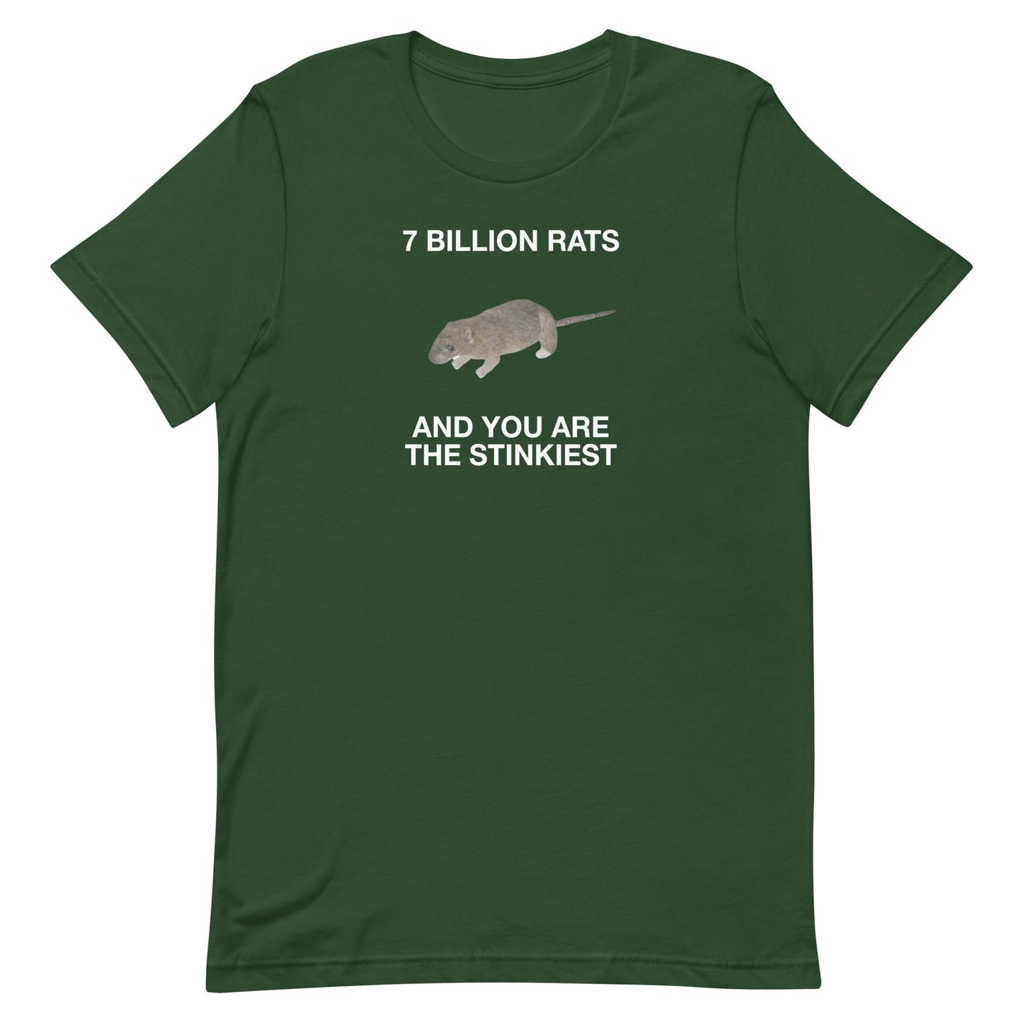 7 Billion Rats Unisex t-shirt